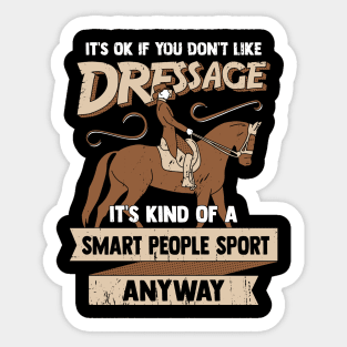 Dressage Sport Horse Rider Gift Sticker